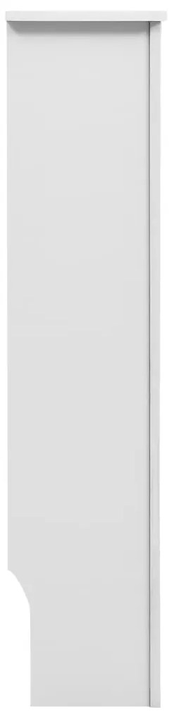 vidaXL Κάλυμμα Καλοριφέρ Λευκό 172 x 19 x 81,5 εκ. από MDF