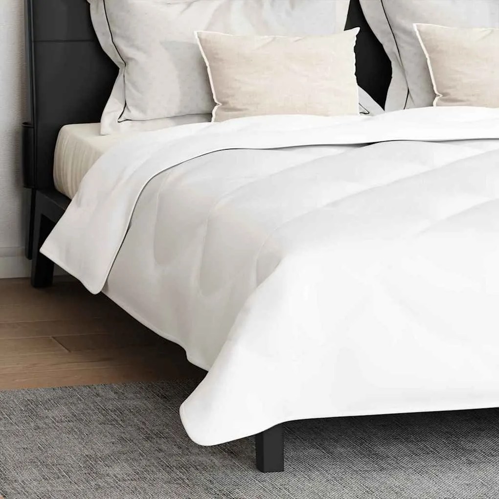 vidaXL Χειμερινό Παπλωματοθήκη 3 pcs Λευκό 200 x 200 cm Μικροΐνες