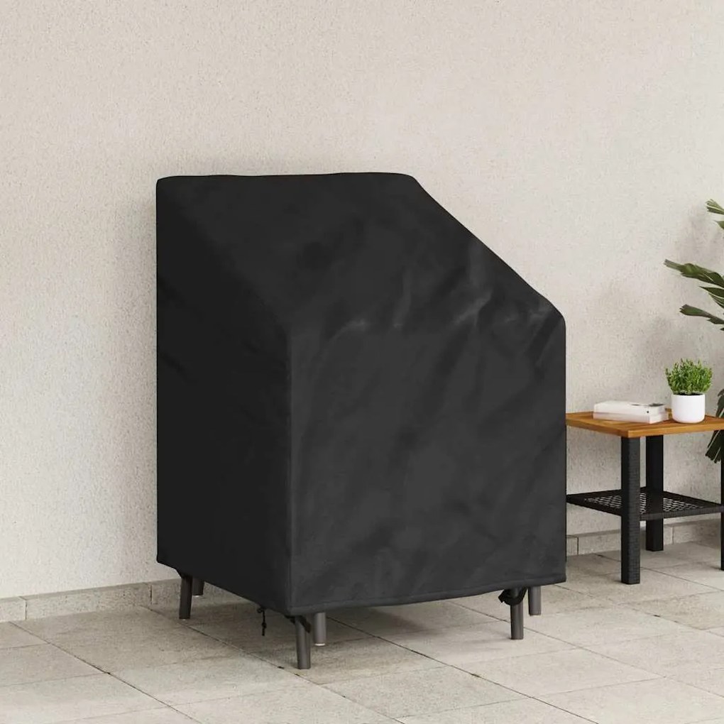 vidaXL Κάλυμμα Κήπου για Καρέκλα Μαύρο 75 x 78 x 65 / 100 εκ Ύφασμα 210D