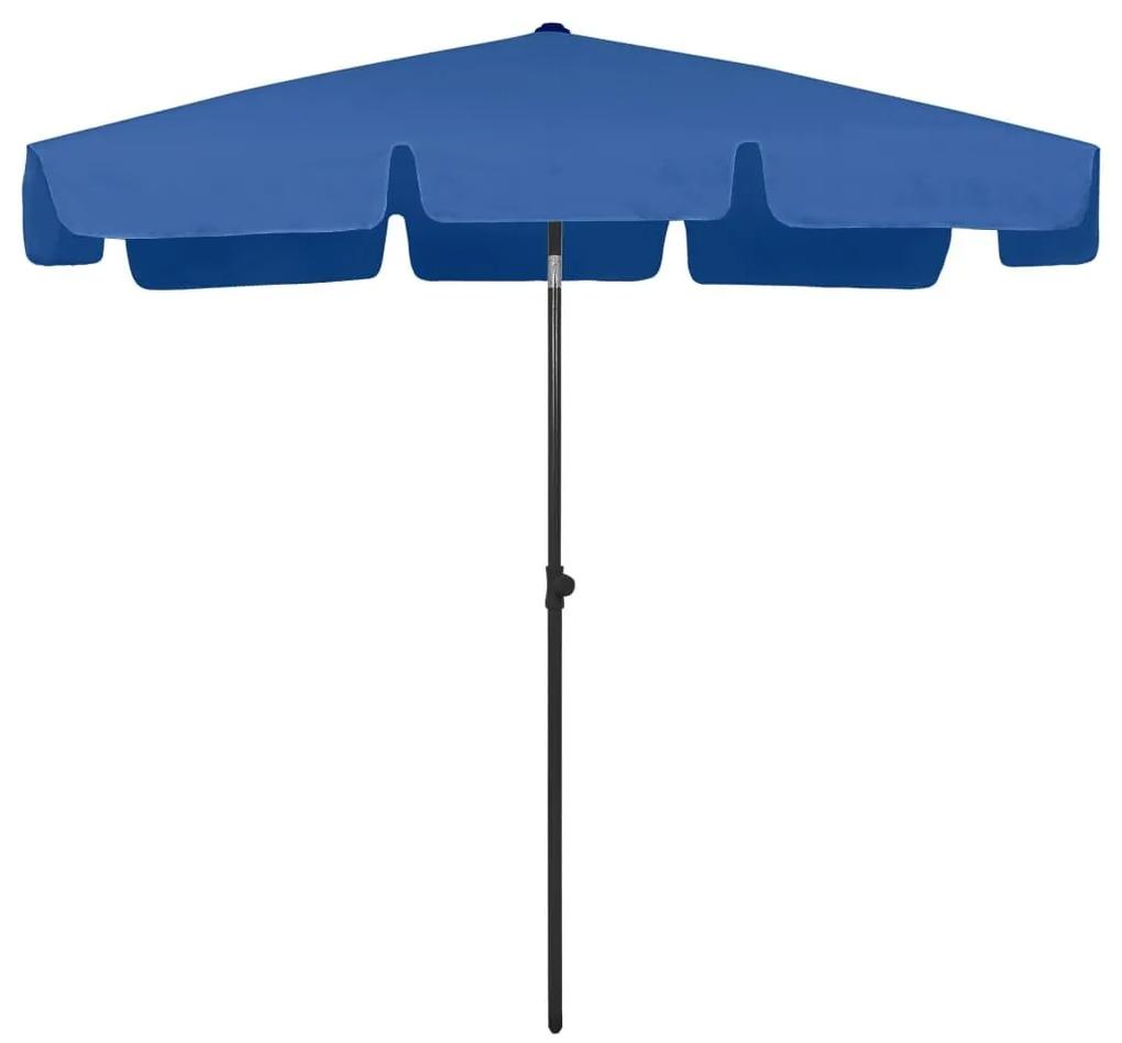 Ομπρέλα Παραλίας Αζούρ Μπλε 200 x 125 εκ. - Μπλε