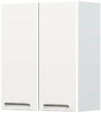 Ντουλάπι κρεμαστό Modena V7-60-2K-Λευκό - Λευκό γυαλιστερό - 60.00Χ32.00Χ72.00cm