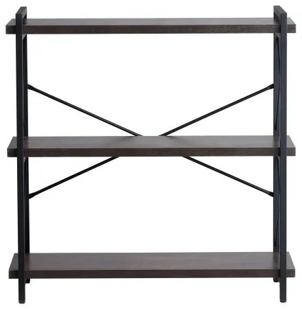 VEVOR Metal Bookshelf Rustic Bookshelf 3-Tier for Living room Bedroom &amp; Office