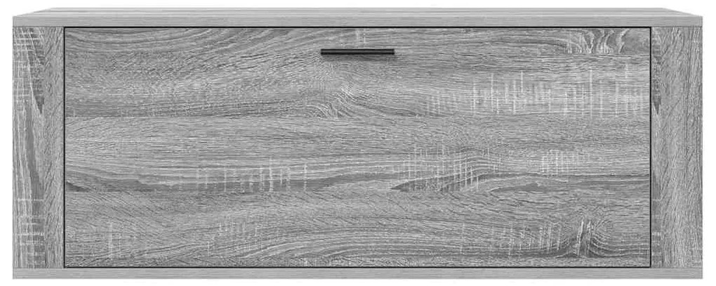 vidaXL Παπουτσοθήκη Επιτοίχια Sonoma Γκρι 100x35x38 εκ. Επεξ. Ξύλο