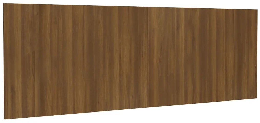 vidaXL Κεφαλάρι Κρεβατιού Καφέ Δρυς 240x1,5x80 εκ. Επεξεργασμένο Ξύλο
