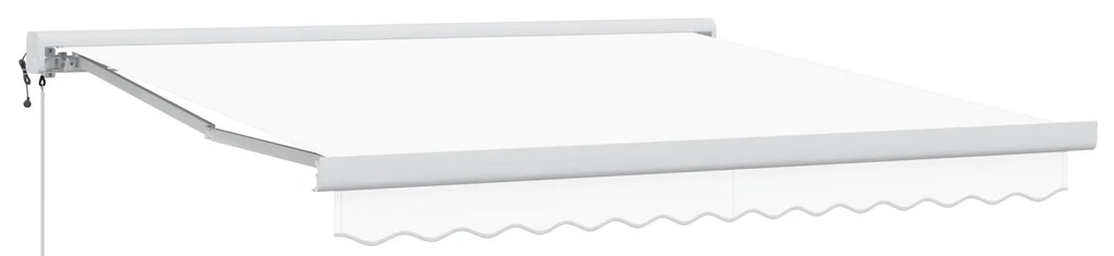 vidaXL Αυτόματη Αναδιπλούμενη Τέντα Λευκή 300x250 cm