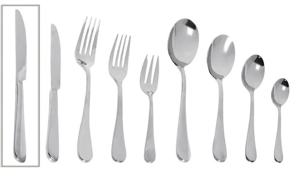 Μαχαίρι Benefit Σετ 6 τμχ CUS401K12 23,3cm Silver Espiel Stainless Steel