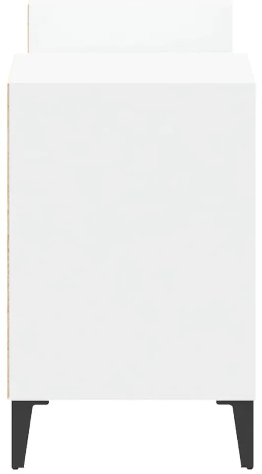 vidaXL Έπιπλο Τηλεόρασης Λευκό 160 x 35 x 55 εκ. Επεξεργασμένο Ξύλο