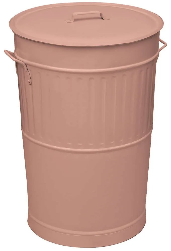Κάδος Απορριμμάτων Retro 4868-303 Φ48x68cm 100lt Pink Ατσάλι