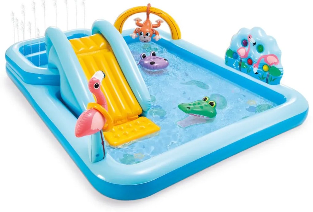 Intex Πισίνα Jungle Adventure Play Center 2.44x1.98mx71cm
