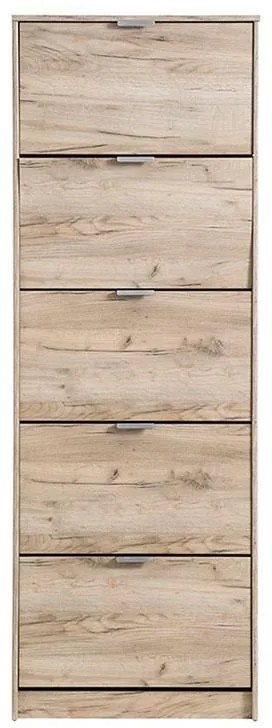 Παπουτσοθήκη Hugo 25 Γκρί Δρύς 67x28x191,5 εκ. 67x28x191.5 εκ.