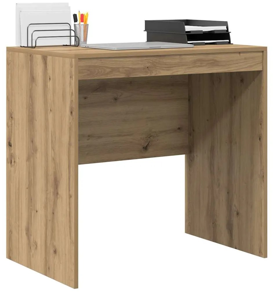 vidaXL Γραφείο artisan δρυς 80 x 50 x 76 εκ. Επεξεργασμένο ξύλο