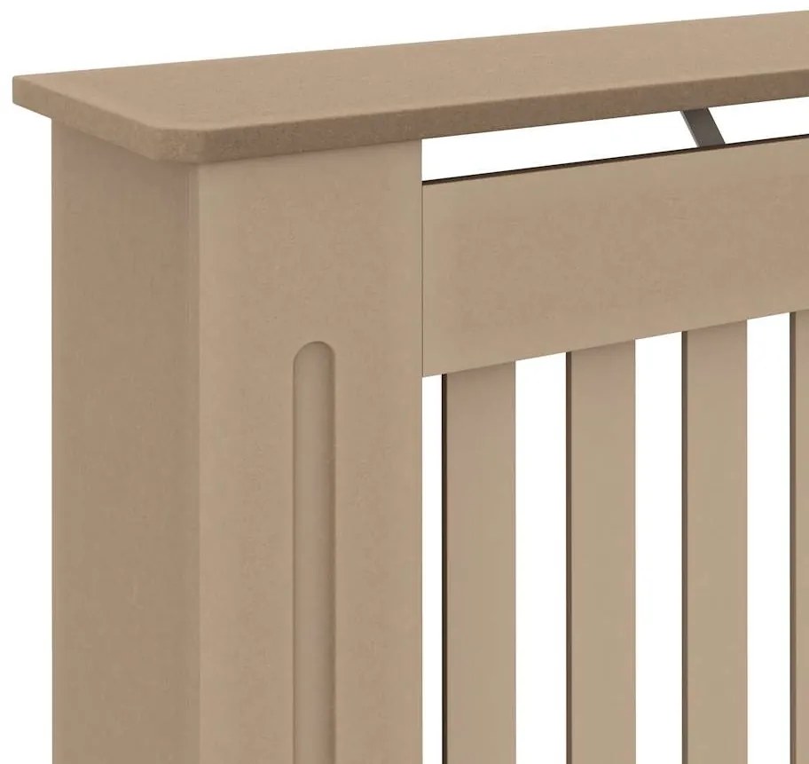 vidaXL Κάλυμμα Καλοριφέρ 112 x 19 x 81,5 εκ. από MDF