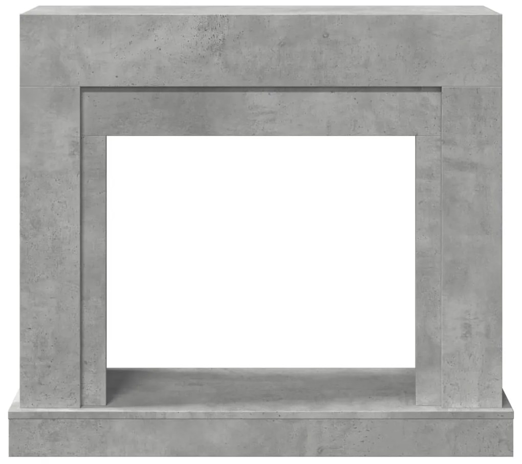 vidaXL Πλαίσιο Τζακιού Γκρι Σκυρ. 100x30x87,5 εκ. από Επεξ. Ξύλο