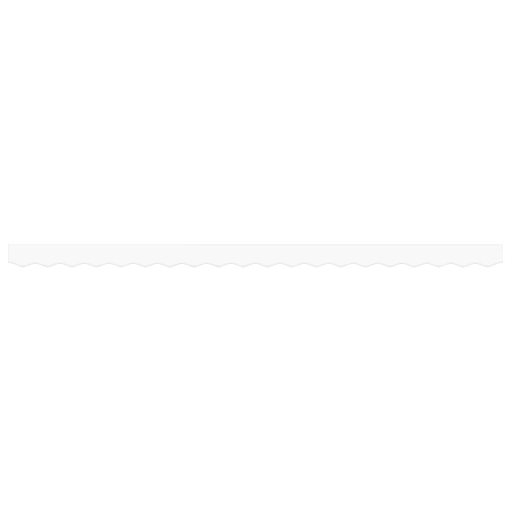 vidaXL Τέντα βαλάνς  για σκελετό 4.5 μ Λευκή 4.3x0.2 μ