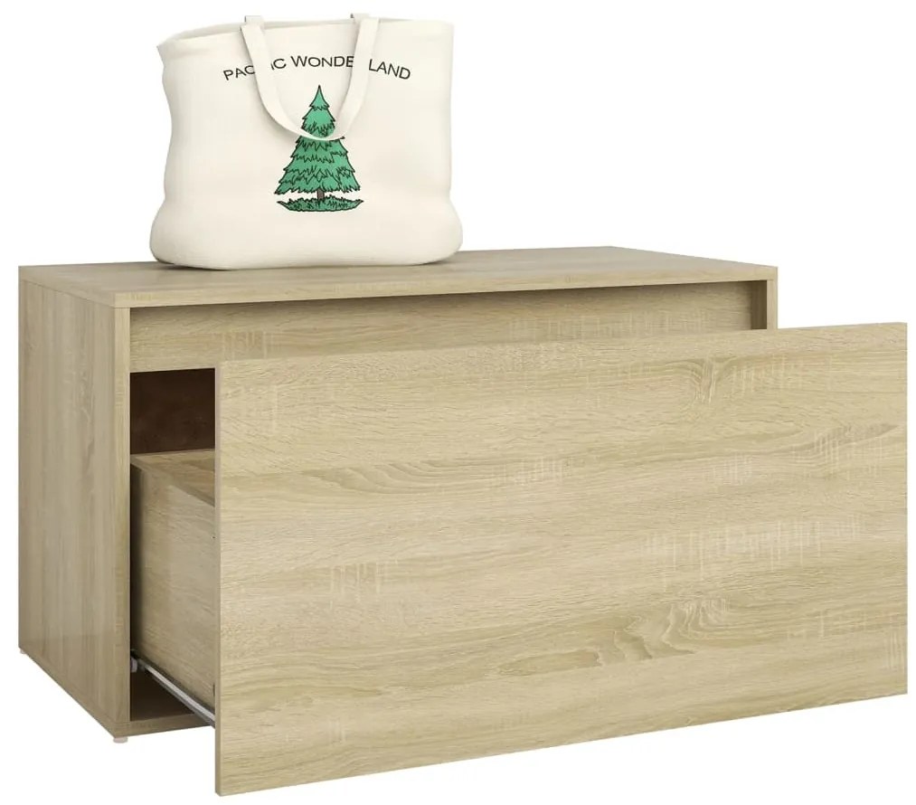 vidaXL Έπιπλο Χολ / Εισόδου Sonoma Δρυς 80 x 40 x 45 εκ. Επεξ. Ξύλο