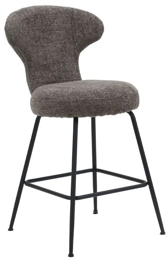 Σκαμπό Bar Fungo 26-0076 51x55x97cm Grey