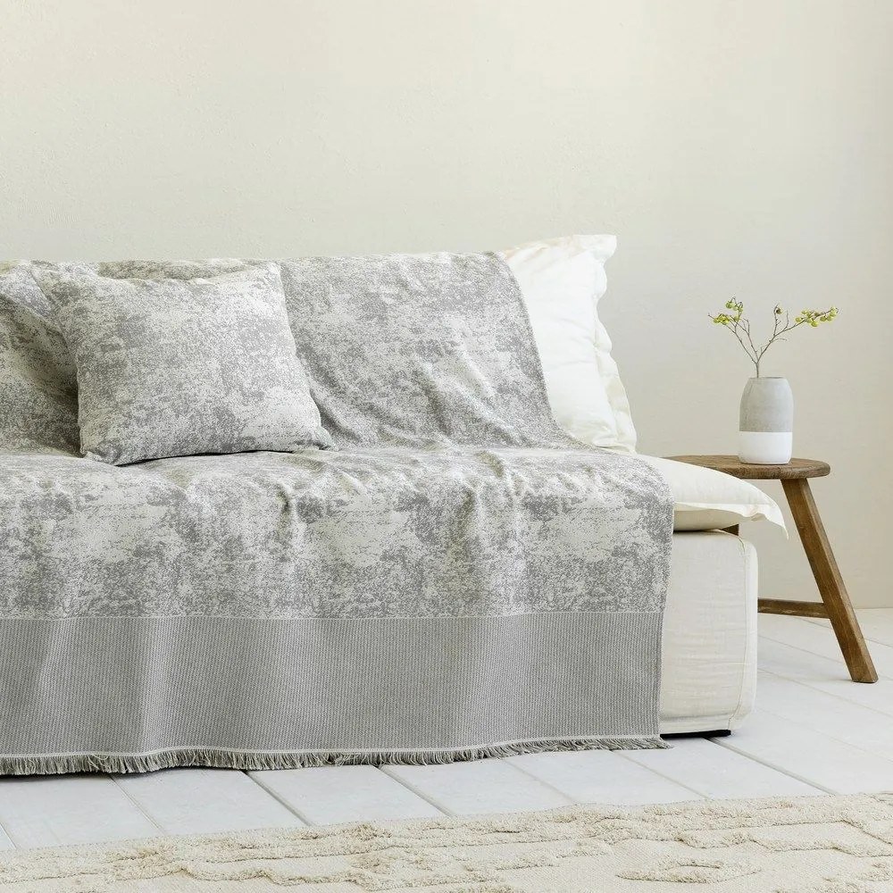 Ριχτάρι Seymour Grey Nima Πολυθρόνα 180x180cm Cotton-Polyester
