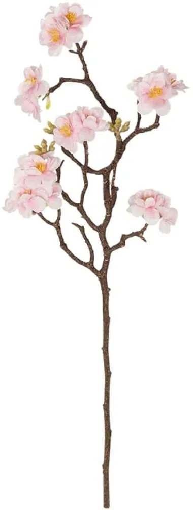 Τεχνητό Λουλούδι Cherry Blossom 21454 67cm Pink GloboStar Πολυαιθυλένιο