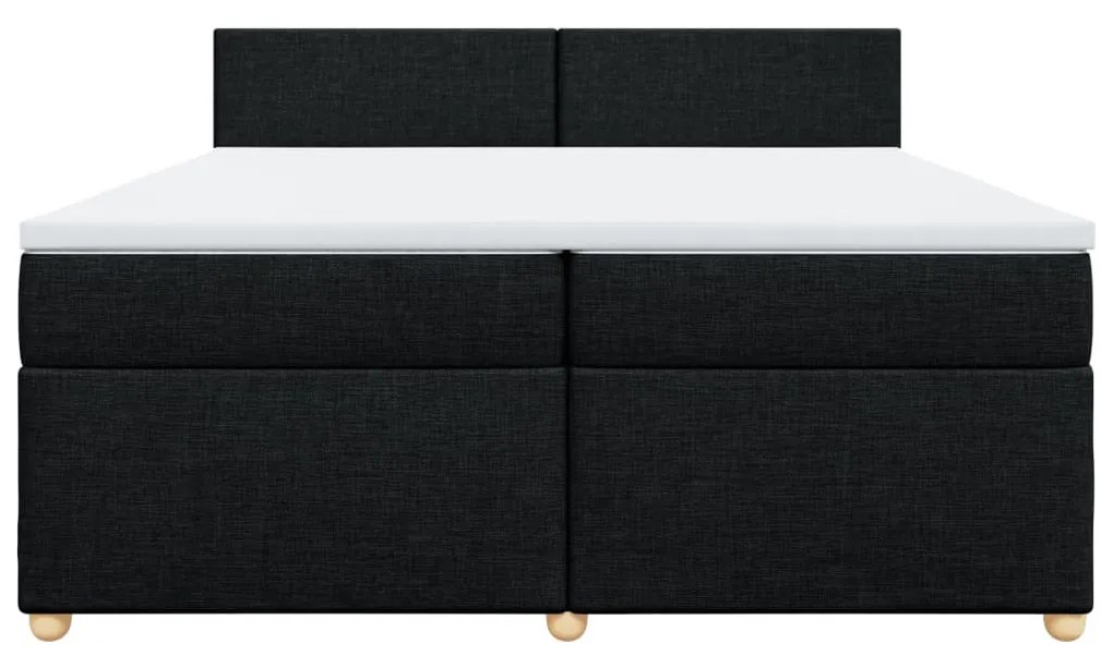 ΚΡΕΒΑΤΙ BOXSPRING ΜΕ ΣΤΡΩΜΑ ΜΑΥΡΟ 200X200 ΕΚ. ΥΦΑΣΜΑΤΙΝΟ 3286782