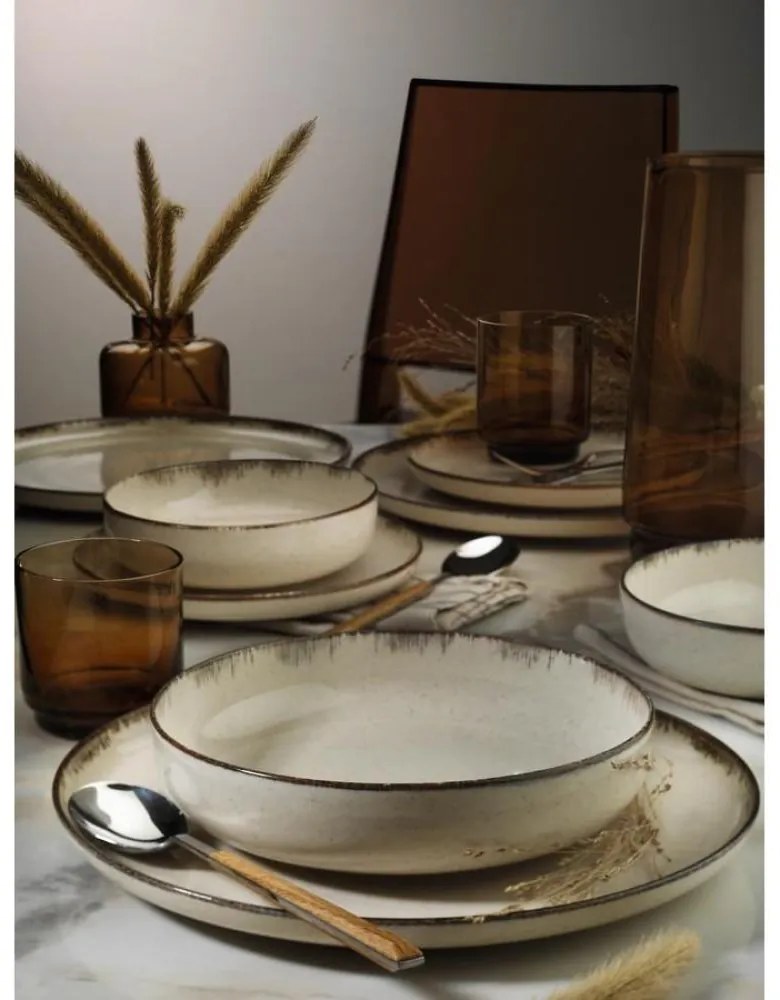 Πιάτο Ρηχό Ψωμιού Φ15cm Mood Μπεζ - Kutahya Porselen - 6 ΤΜΧ