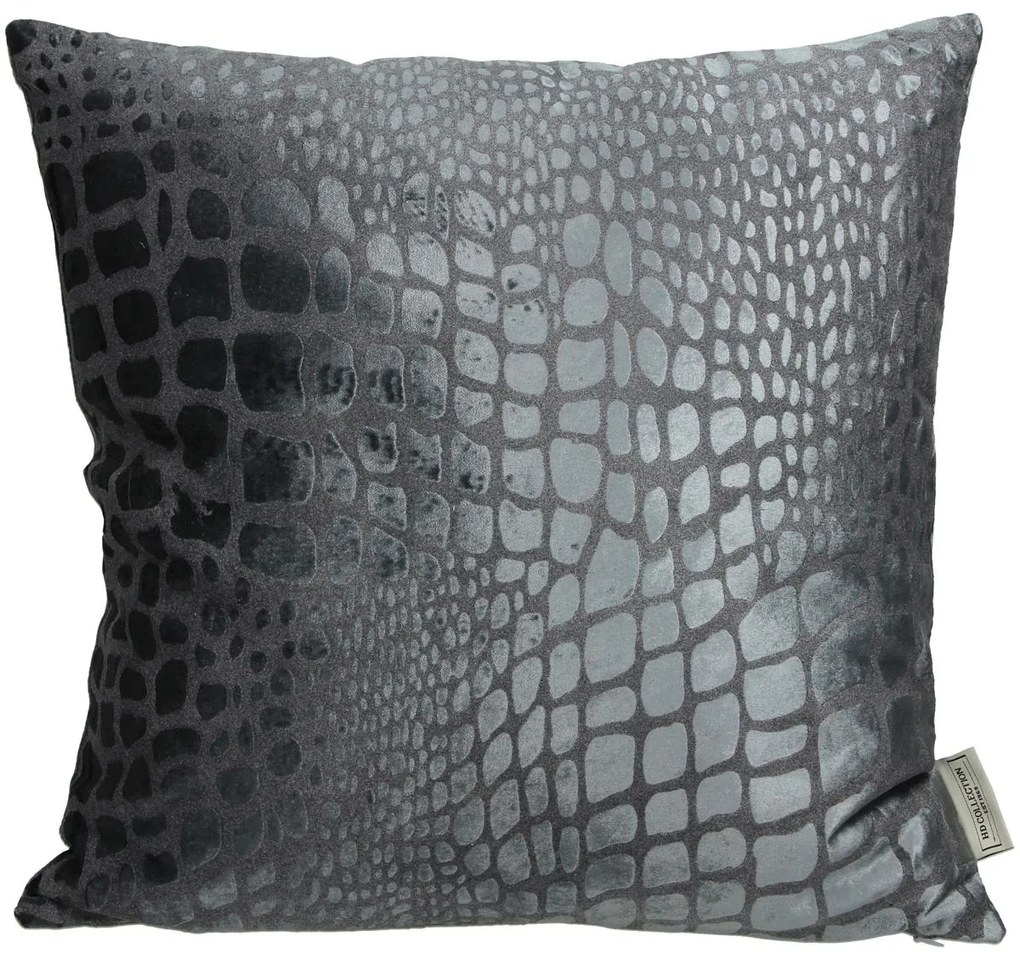 Μαξιλάρι ArteLibre Λεοπάρδαλη Γκρι Βελούδο 45x45cm-05153950