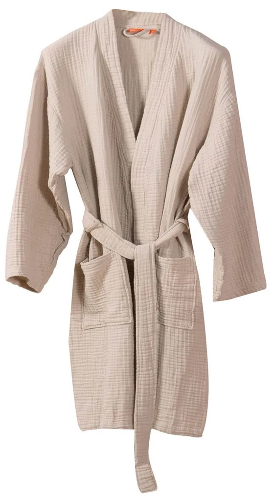 Ρόμπα Ματλασέ Γυναικεία Nef-Nef Homeware Matie Beige Μπεζ MEDIUM