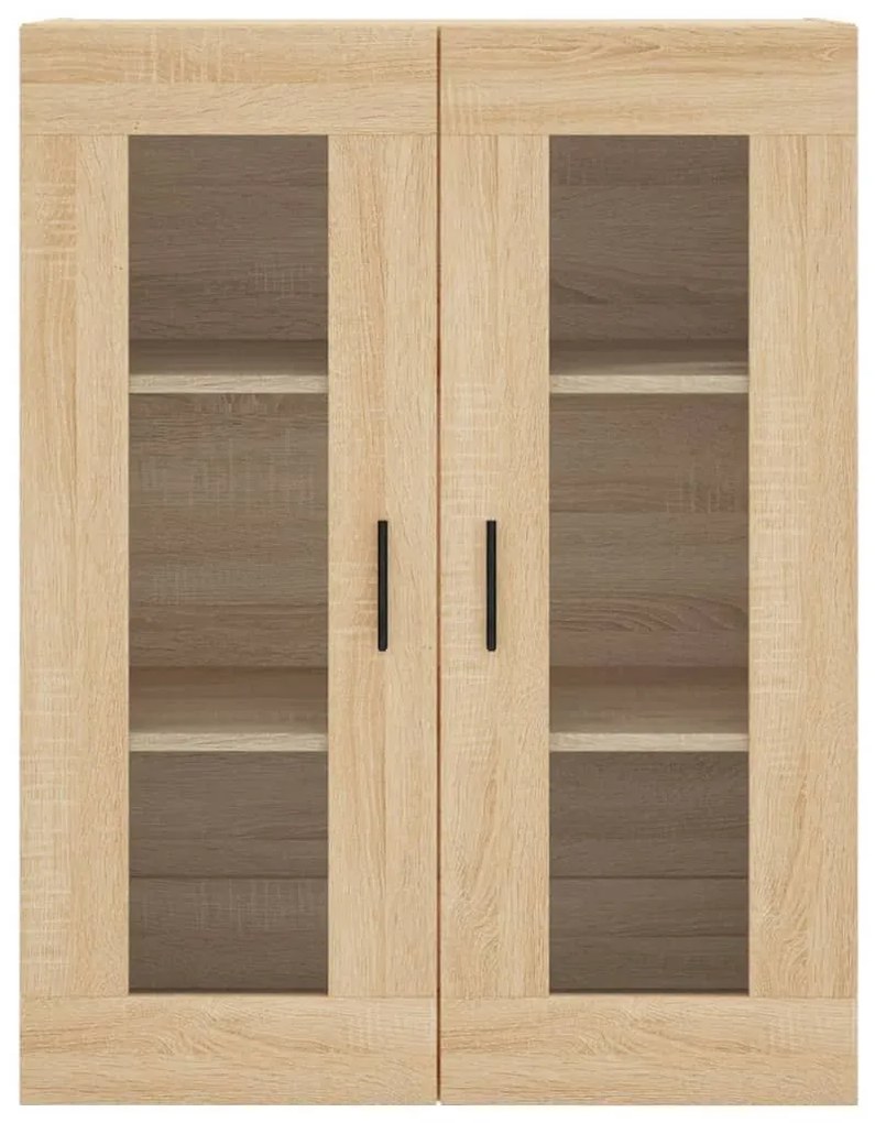 Ντουλάπι Sonoma δρυς 69,5 x 34 x 180 εκ. από Επεξεργασμένο Ξύλο - Καφέ