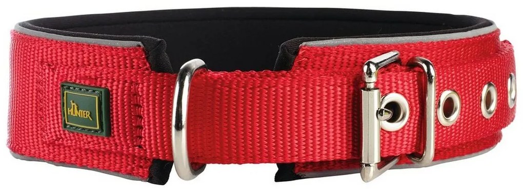 Κολλάρο Σκύλου Hunter Neoprene Reflect Κόκκινο (54-61 cm)