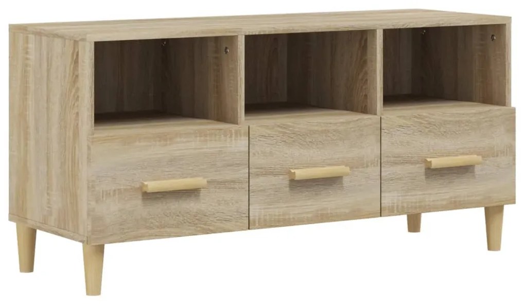 vidaXL Έπιπλο Τηλεόρασης Sonoma Δρυς 102 x 36 x 50 εκ. Επεξεργ. Ξύλο
