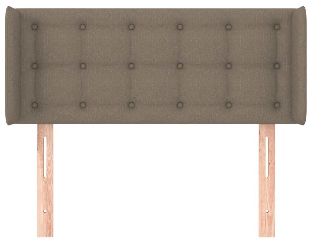 vidaXL Κεφαλάρι με Πτερύγια Taupe 83x16x78/88 εκ. Υφασμάτινο