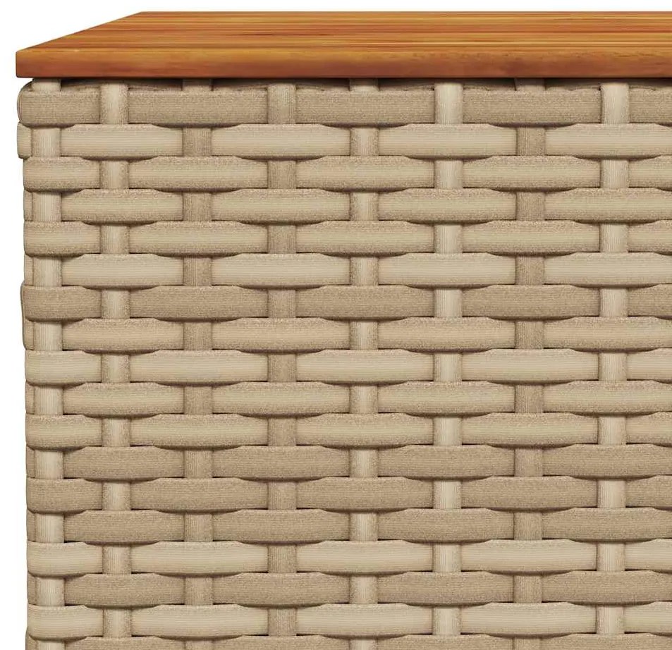 vidaXL Σαλόνι Κήπου Σετ 9 τεμ. Μπεζ Συνθετικό Ρατάν με Μαξιλάρια