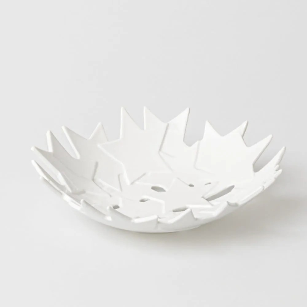 Χριστουγεννιάτικο Πορσελάνινο Μπωλ Starlets LBTRD0090733 20x5cm White Raeder