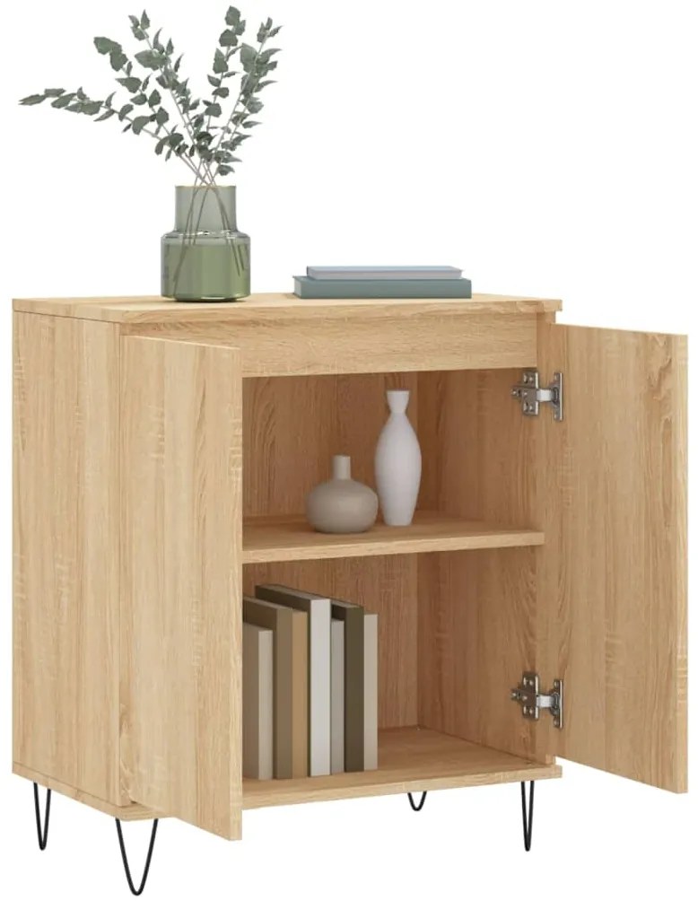 vidaXL Συρταριέρα Sonoma Δρυς 60x35x70 εκ. Επεξεργασμένο Ξύλο