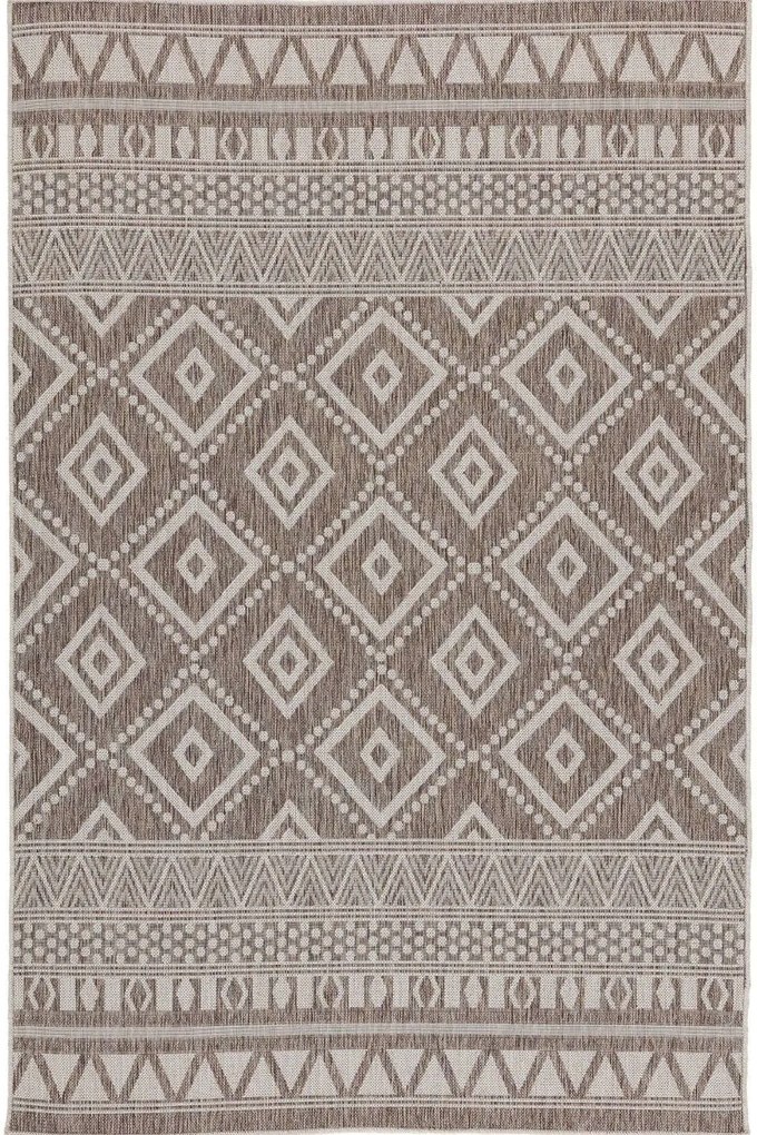 Χαλί Finn FL017 Cream-Dark Beige Ezzo 80X150cm