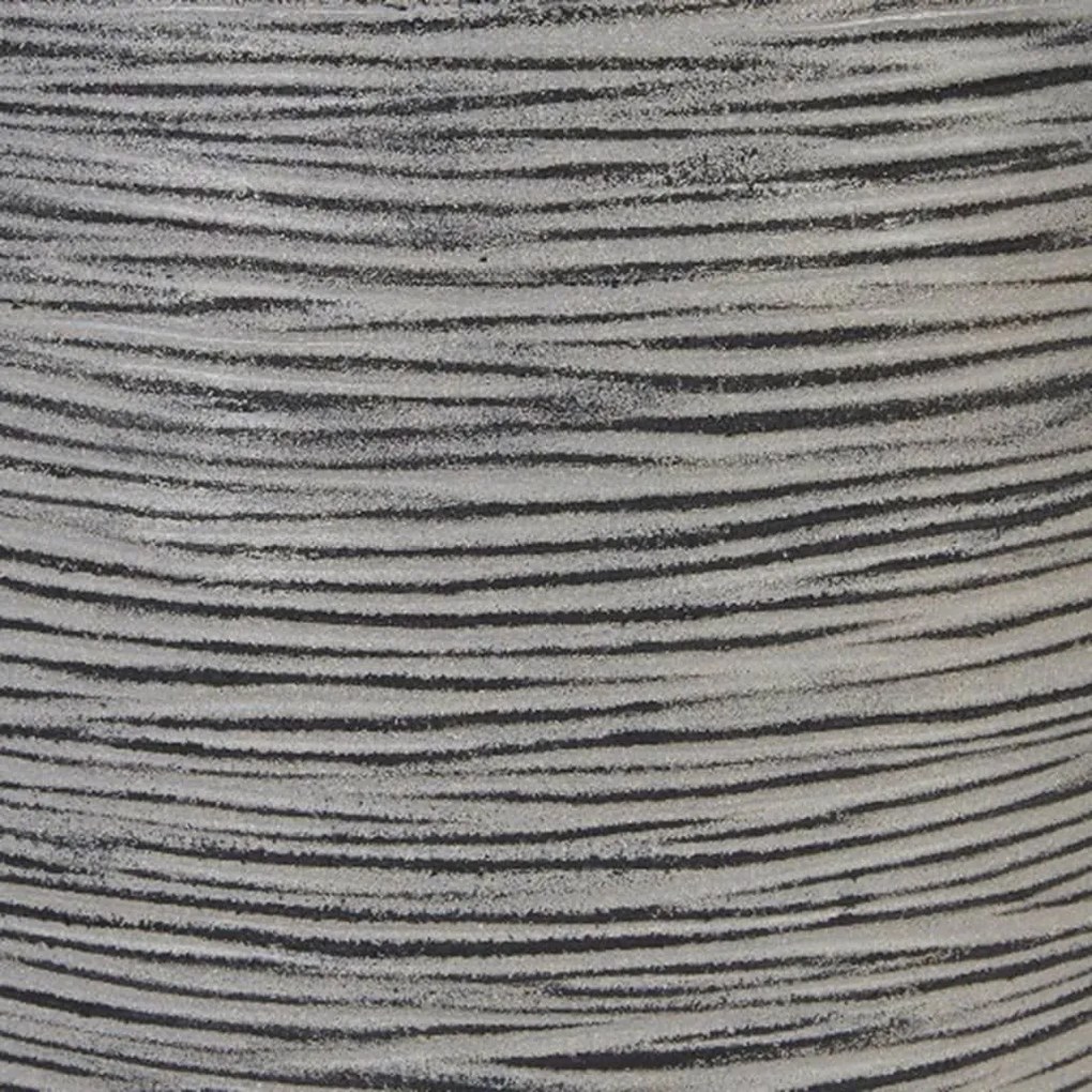 Capi Βάζο Nature Rib Elegant Low Ανθρακί 46 x 58 εκ. KOFZ783 - Ανθρακί