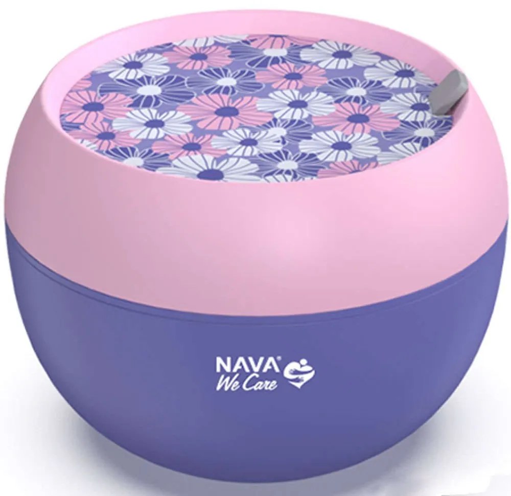Φαγητοδοχείο We Care 10-259-011 Φ15x11,5cm 800ml Multi-Purple Nava Silicon,Plastic