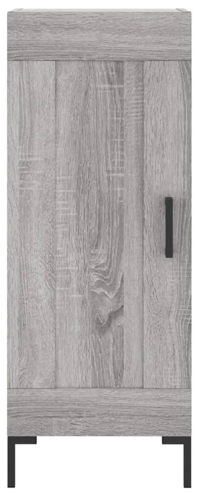 vidaXL Ντουλάπι Γκρι Sonoma 34,5x34x90 εκ. από Επεξεργασμένο Ξύλο