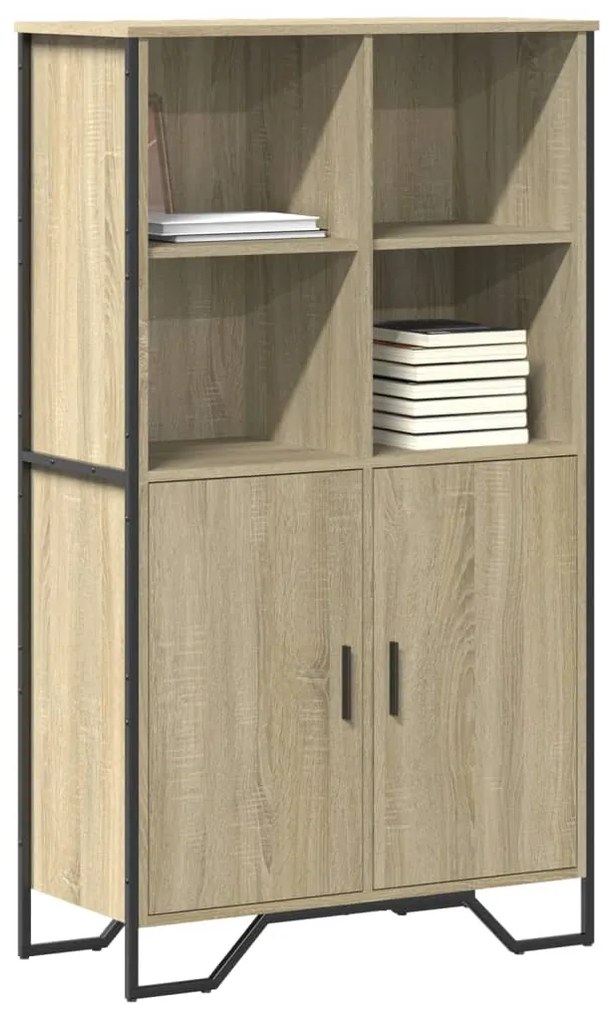vidaXL Ντουλάπι Sonoma Δρυς 79,5x35,5x137,5 εκ. Επεξεργασμένο Ξύλο