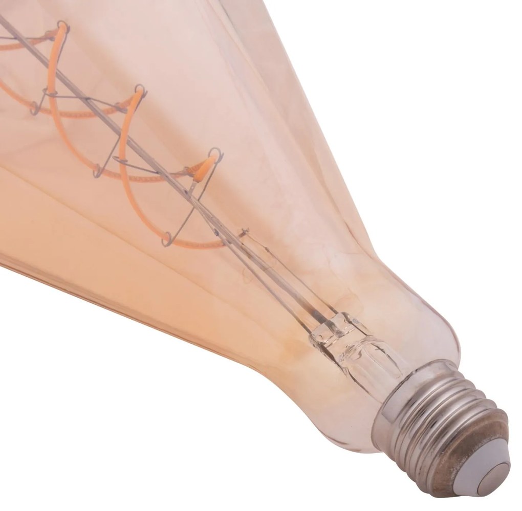 ΛΑΜΠΤΗΡΑΣ LED FILAMENT 8W E27 3000K GOLD COLOR DIMMABLE