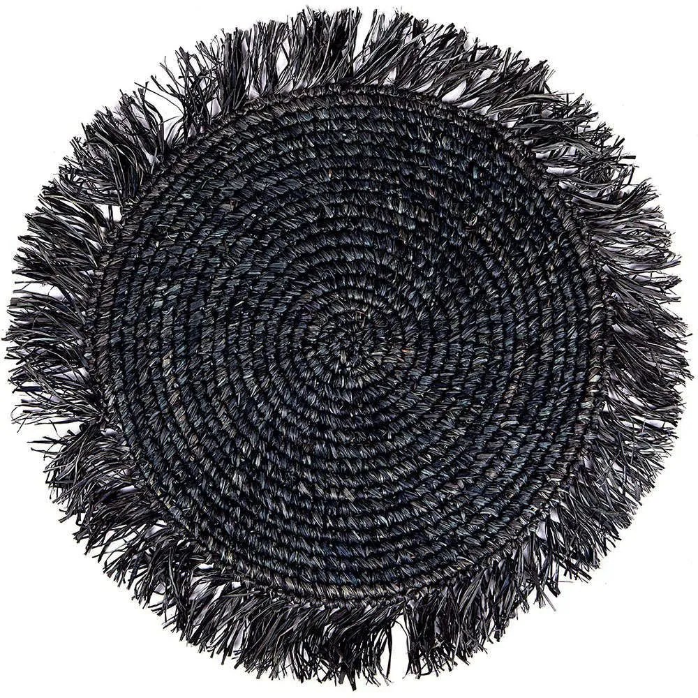 Σουπλά Κρόσσια 9130-2 Φ40cm Black Supergreens Rattan