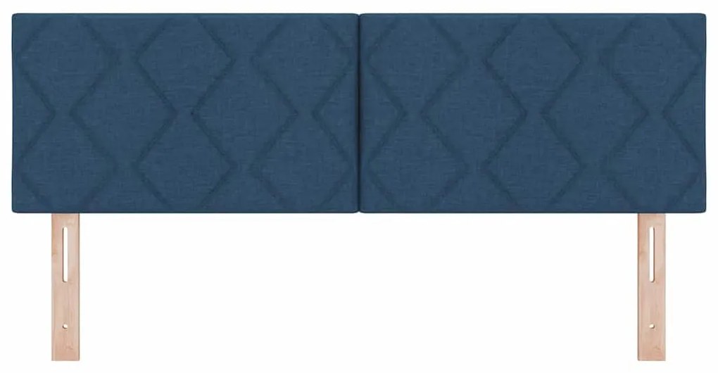 vidaXL Υφασμάτινο Κεφαλάρι Geometric με κεφαλάρι Μπλε 144 cm ύφασμα