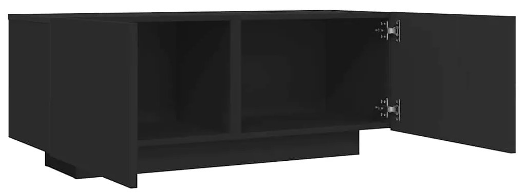 vidaXL Έπιπλο Τηλεόρασης Μαύρο 100 x 35 x 40 εκ. Επεξ. Ξύλο