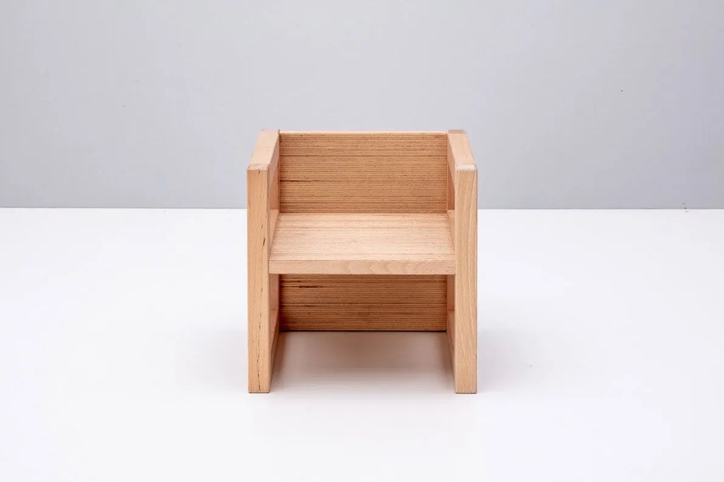 Cubotto 3 σε 1 Premium Καρεκλα Montessori Μπεζ 32x32x32cm