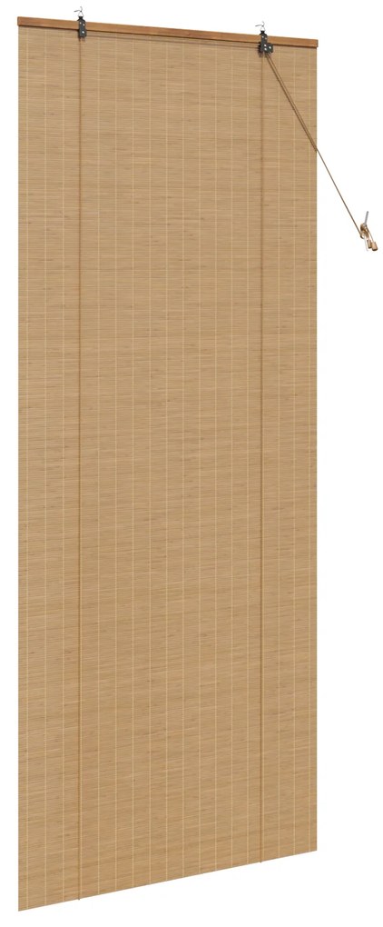 vidaXL Ρολά και Σκίες Παραθύρων Ανοιχτό καφέ 80 x 220 cm Μπαμπού