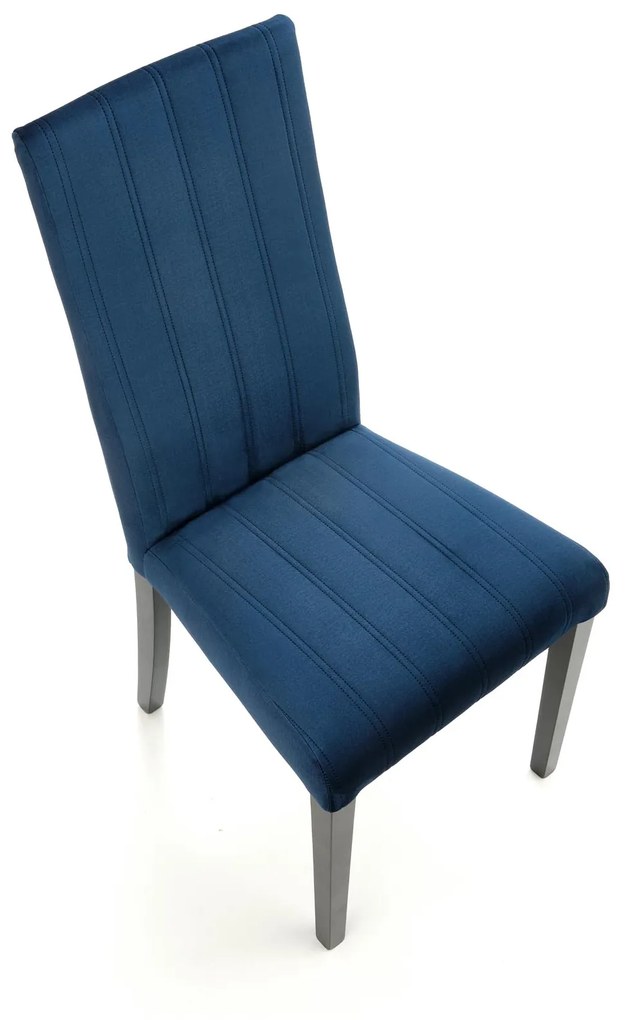 DIEGO 2 chair, color: quilted velvet Stripes - MONOLITH 77 DIOMMI V-PL-N-DIEGO_2-CZARNY-MONOLITH77