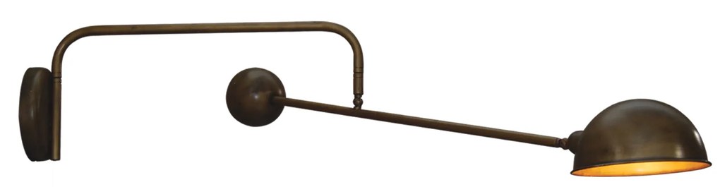 HL-3539-1 L OLIVER OLD BRONZE WALL LAMP