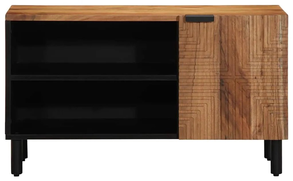 vidaXL Ντουλάπα Τηλεόρασης Καφέ 80 x 31.5 x 46 cm Μασίφ ξύλο ακακίας