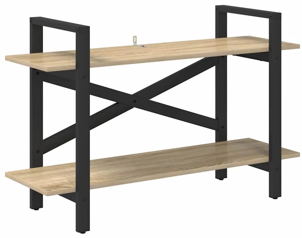 vidaXL Ράφι Βιβλίων Δρύς Sonoma 100 x 33,5 x 64 εκ Επεξεργασμένο ξύλο