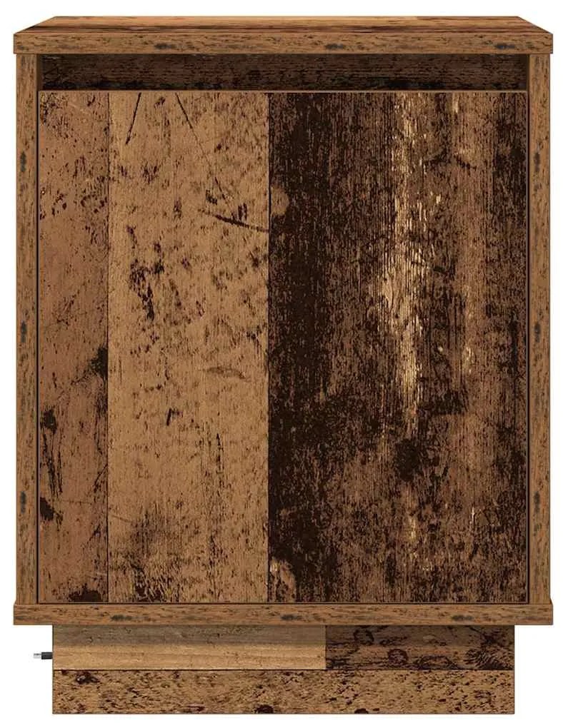 vidaXL Κομοδίνο με Παλιό Ξύλο 39 x 34.5 x 50 εκ. Επεξεργασμένο ξύλο