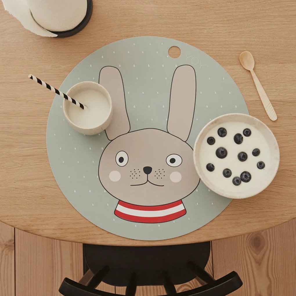 Σουπλά (Φ39) OYOY Rabbit Εκρού 53-1100986